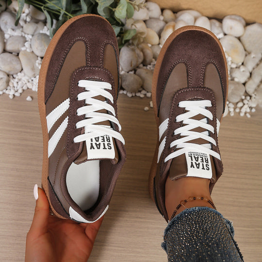 Damen Sneakers im sportlich-eleganten Design mit rutschfester Laufsohle