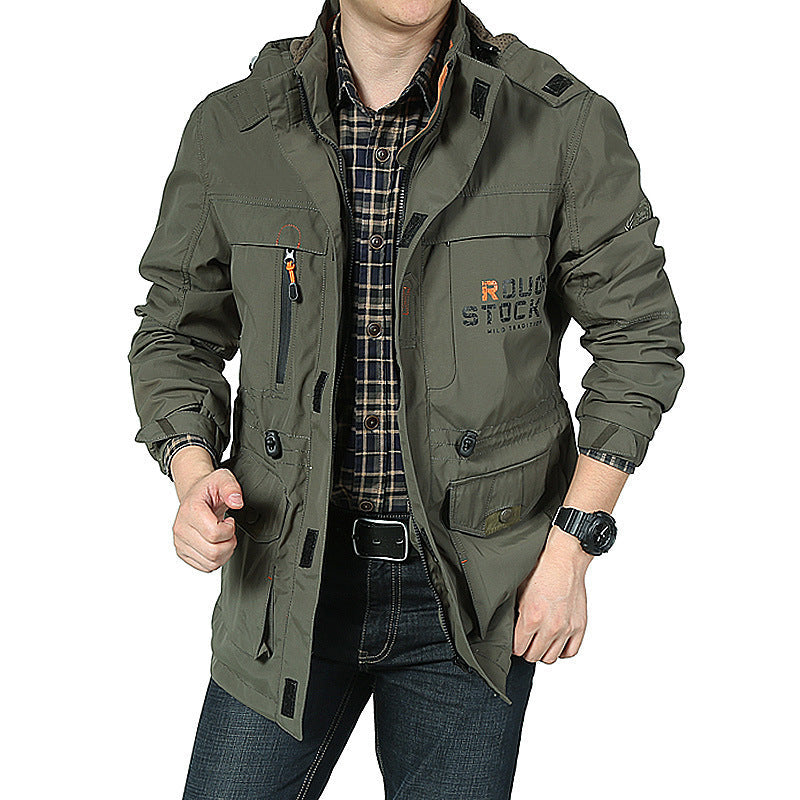 Herren funktionale Multifunktionsjacke