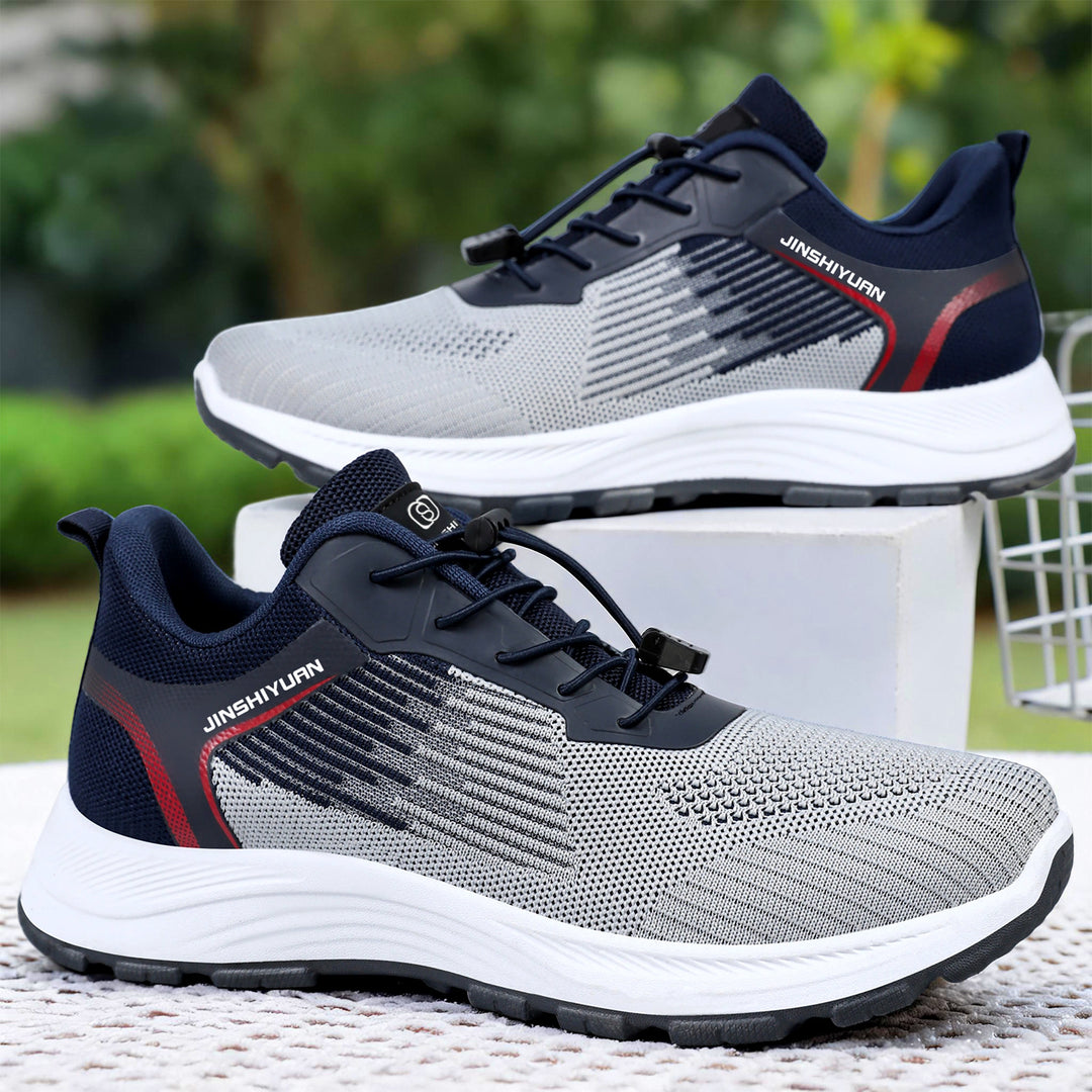 Damen nan ultraleichter Strick-Freizeitsneaker mit Schnellzugverschluss, verstärkter Fersenlasche und ergonomischer Wellen-EVA-Sohle Shop Nory