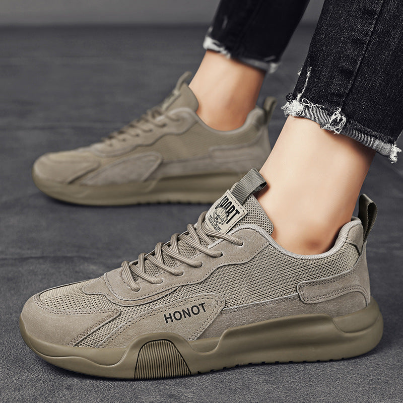 Herren leichte atmungsaktive Casual-Sneaker mit Wildlederoptik, verstärkter Zehenkappe und gedämpfter EVA-Sohle Shop Nory