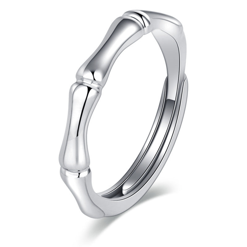 Damen eleganter Bandring mit einzigartigem Bambusdesign Shop Nory