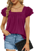 Damen Bluse mit dekorativen Puffärmeln und femininem Schnitt