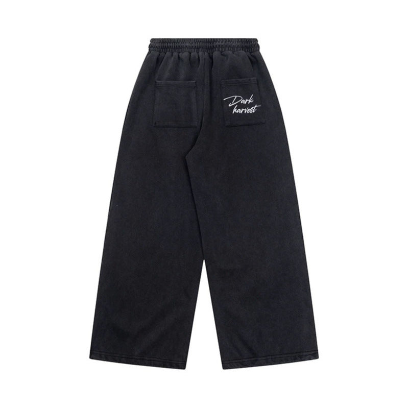 Damen Weite Culotte-Hose mit hohem Gummibund, Kordelzug und dekorativer Knopfblende Shop Nory