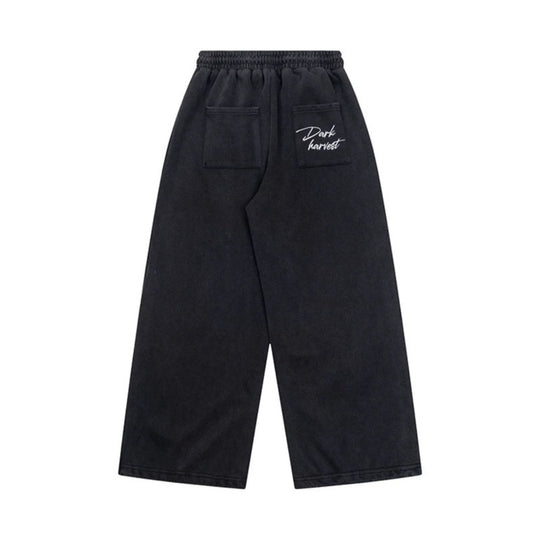 Damen Weite Culotte-Hose mit hohem Gummibund, Kordelzug und dekorativer Knopfblende Shop Nory