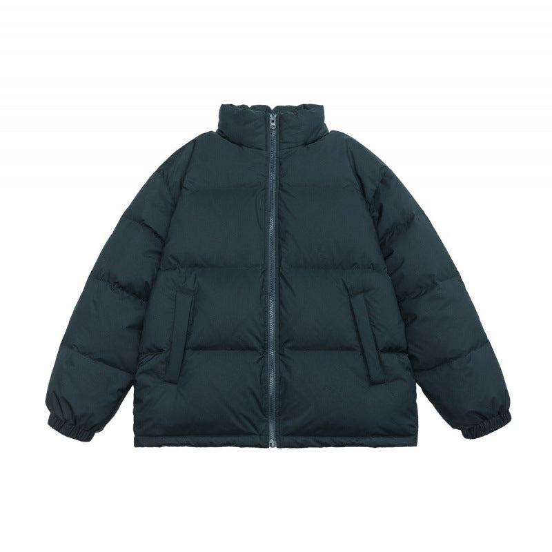 Unisex Oversize Stepp-Winterjacke mit Stehkragen, durchgehendem Reißverschluss und elastischen Bündchen Shop Nory