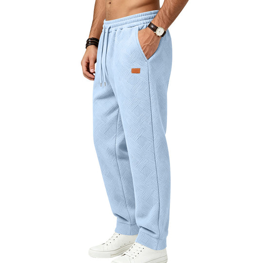 Herren Texturierte Jogginghose mit elastischem Bund und Kordelzug Shop Nory