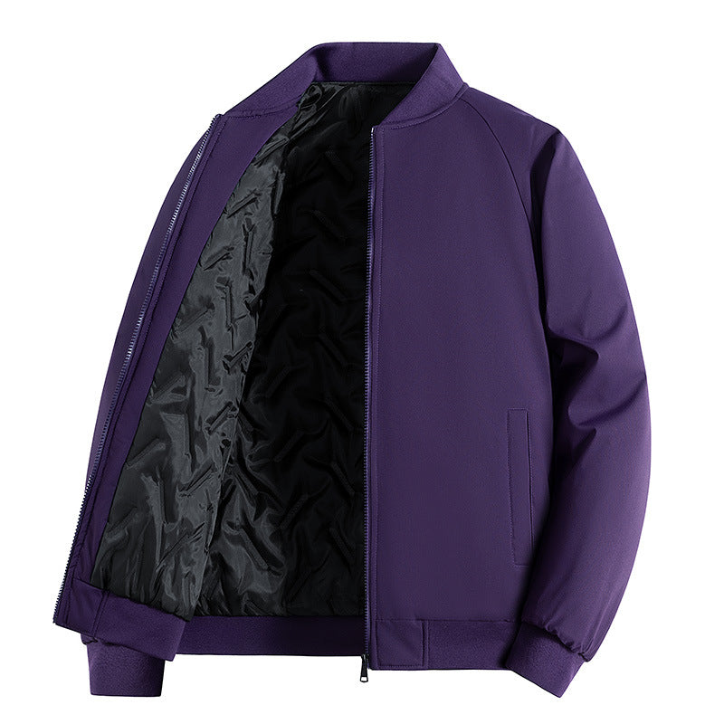 Herren Minimalistische Tech-Bomberjacke mit thermoisolierter Stepp-Innenlage und verdecktem Reißverschluss Shop Nory