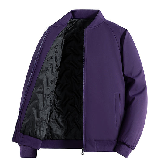 Herren Minimalistische Tech-Bomberjacke mit thermoisolierter Stepp-Innenlage und verdecktem Reißverschluss Shop Nory