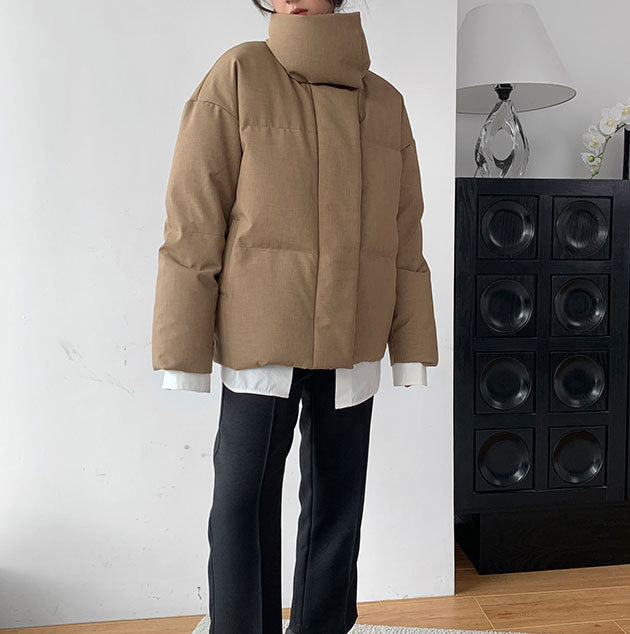 Damen Modische Steppjacke mit hohem Kragen Shop Nory 1789268422