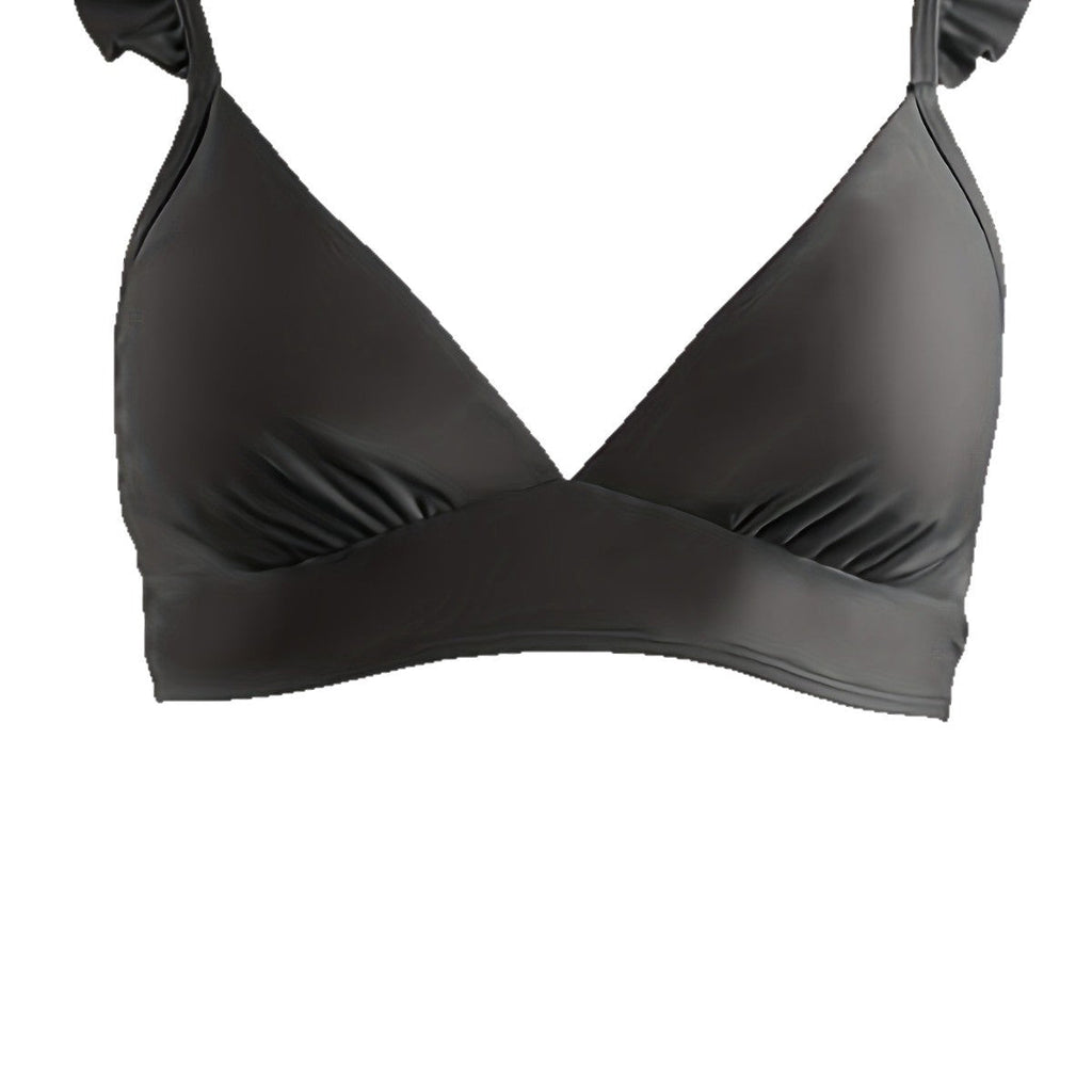 Damen Moderner Bikini mit Volant-Details