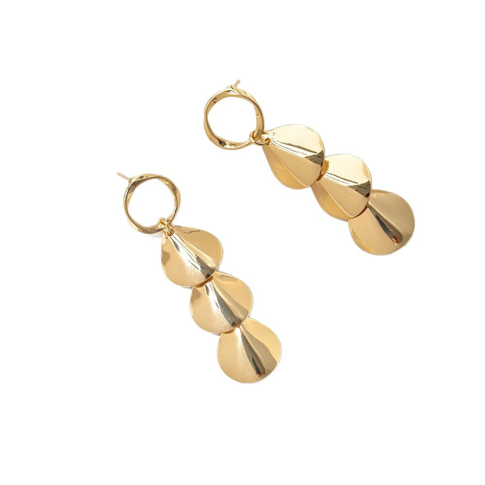 Damen Hängende Ohrringe mit elegantem Muscheldesign Shop Nory
