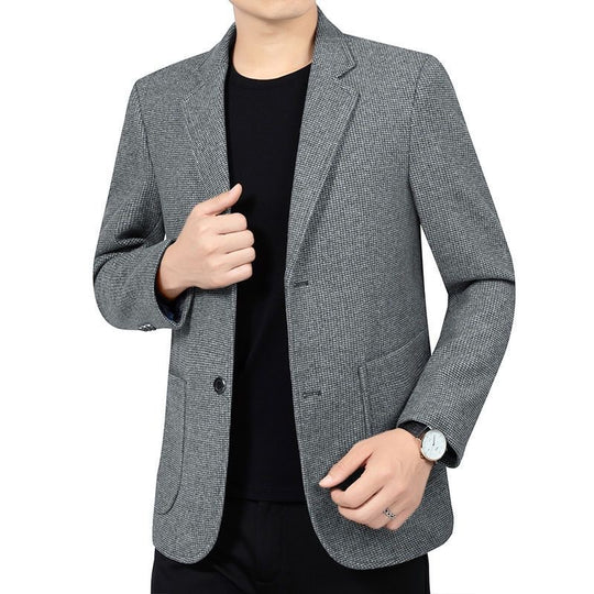 Herren Slim Fit Sakko mit feiner Struktur und klassischer Knopfleiste Shop Nory