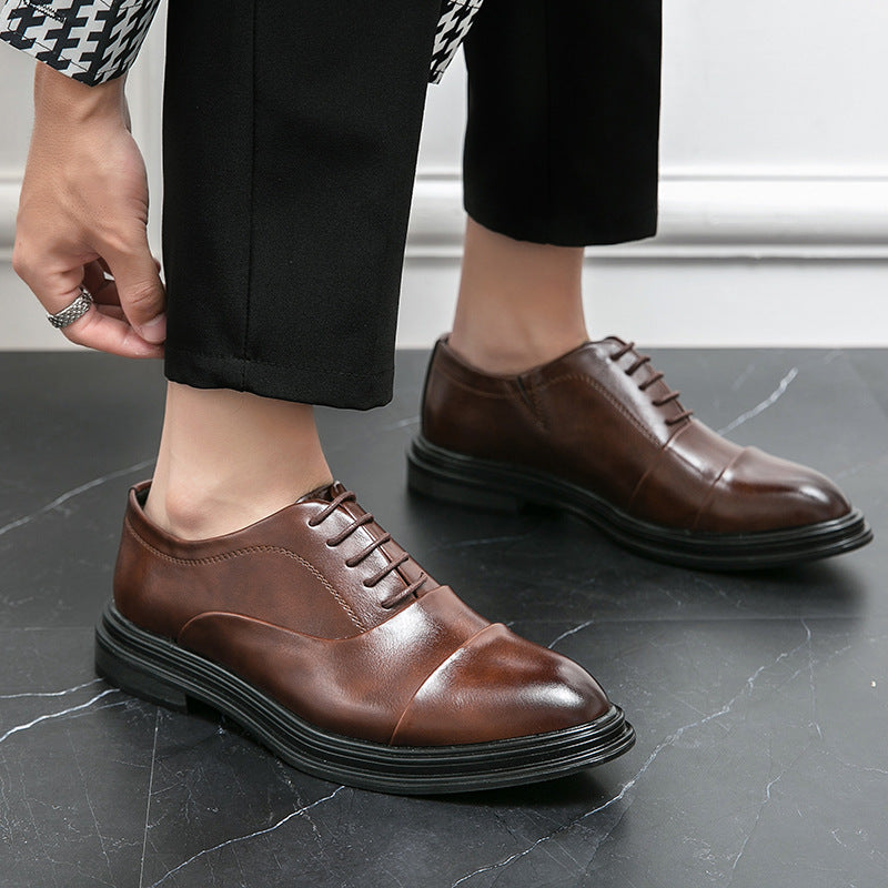 Damen Elegante und hochwertige Schnürschuhe aus Leder