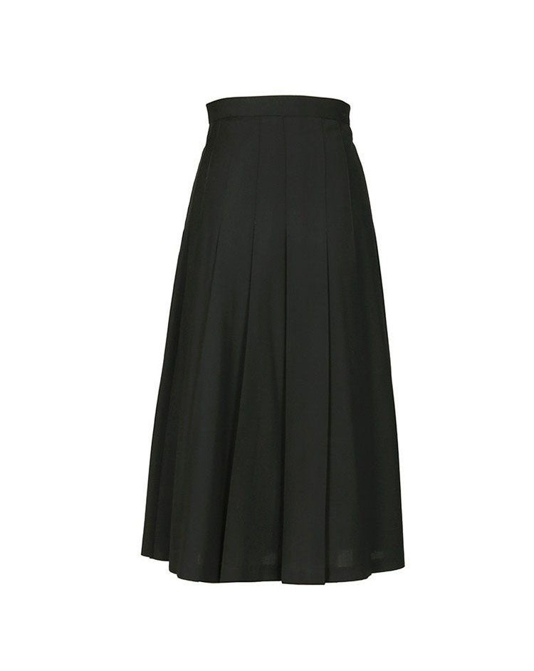 Damen Langer Plisseerock mit hohem Bund Shop Nory