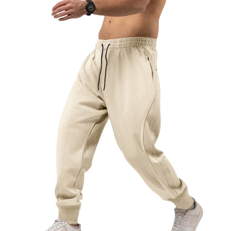 Herren sportliche Jogginghose mit elastischem Bund und Taschen