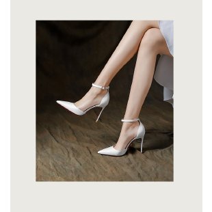 Damen elegante Schnür-Pumps mit spitzem Zehenbereich