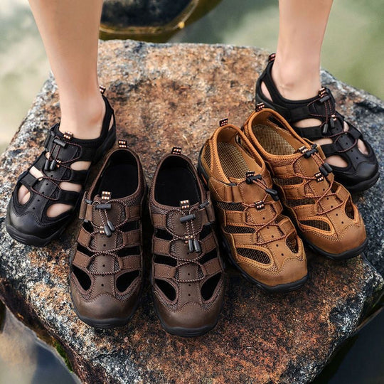Herren Sportliche Sandalen mit atmungsaktiver Oberflächenstruktur und rutschfester Sohle