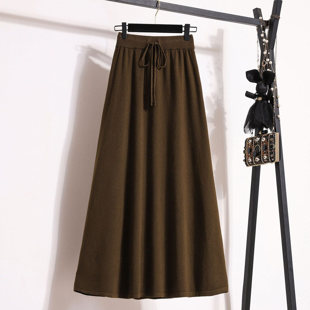 Damen Langer, schwingender Freizeitrock Shop Nory