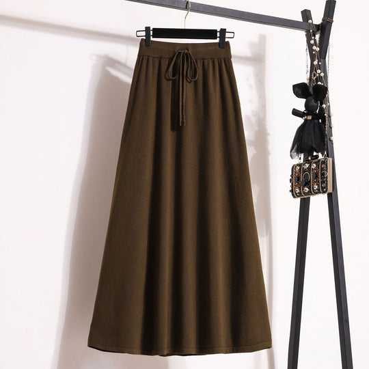 Damen Langer, schwingender Freizeitrock Shop Nory