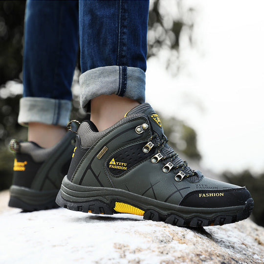 Herren Hochfunktionale Wanderschuhe mit verstärktem Knöchelschutz und rutschfester Sohle