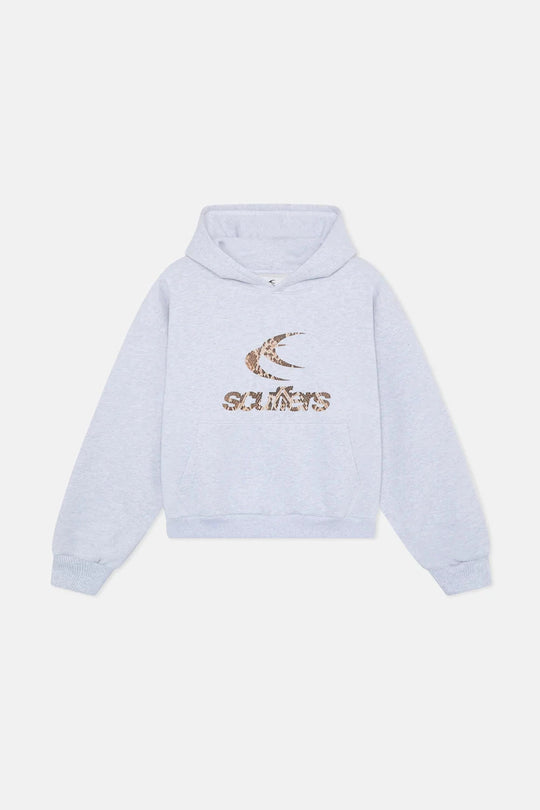 Unisex nan oversized Kapuzenpullover mit großflächigem Rückenprint, Kängurutasche und gerippten Bündchen Shop Nory