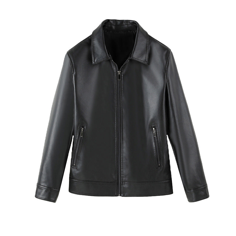 Herren Klassische Lederjacke Shop Nory