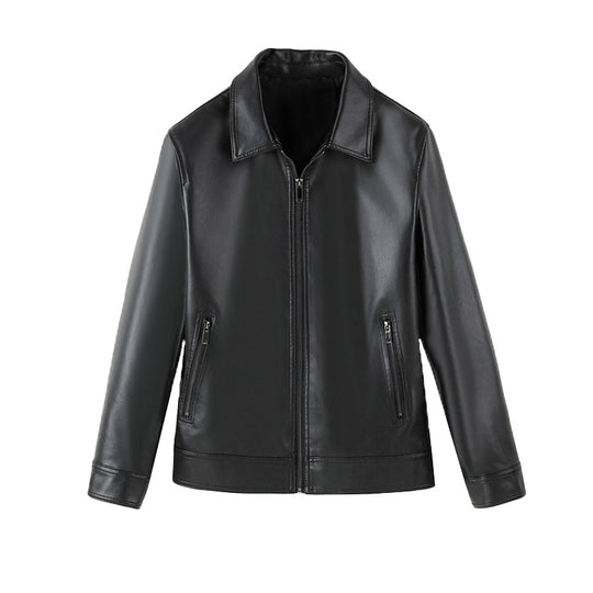 Herren Klassische Lederjacke Shop Nory