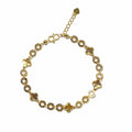 Damen elegantes Vergoldetes Armband mit kunstvollen Details Shop Nory