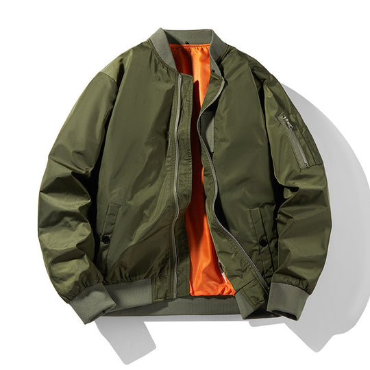 Herren Aviator-Bomberjacke mit Thermo‑Wattierung, Ärmeltasche und gerippten Abschlüssen Shop Nory