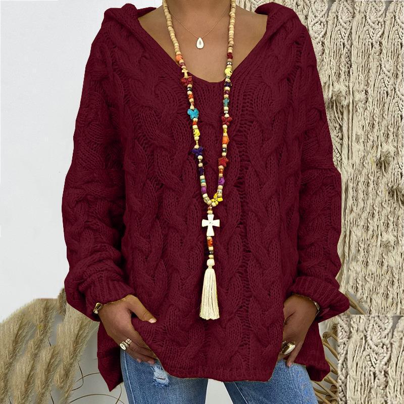 Gestrickter Hoodie