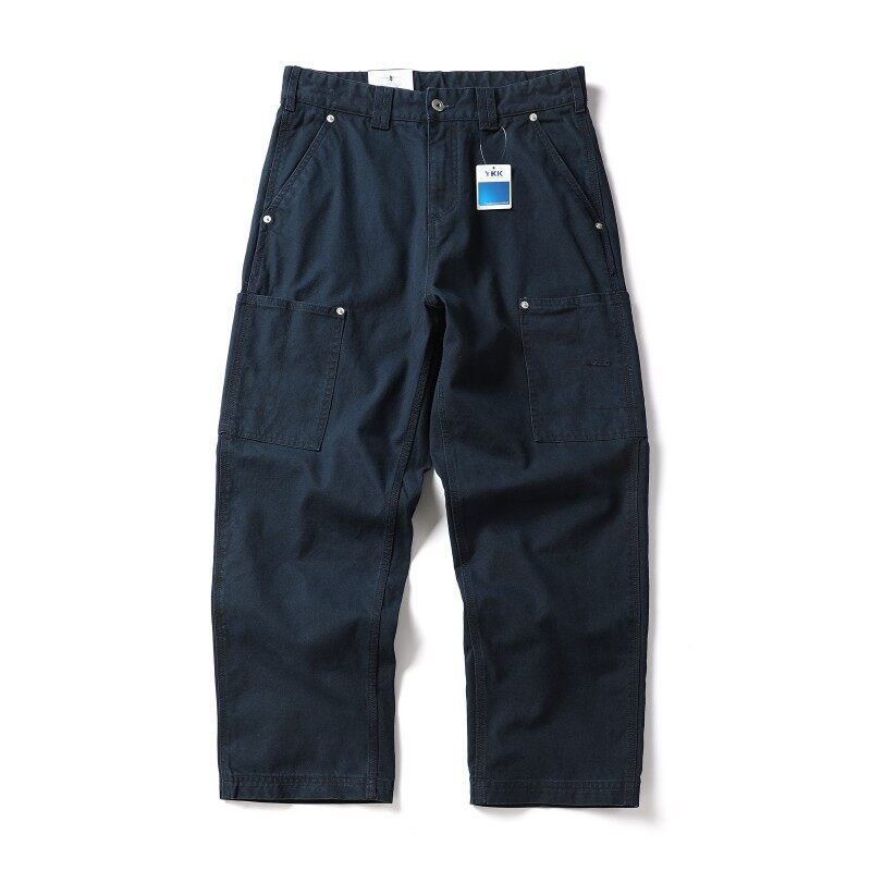 Herren Weite Canvas‑Cargo‑Hose mit großen aufgesetzten Beintaschen und relaxed Baggy‑Schnitt Shop Nory