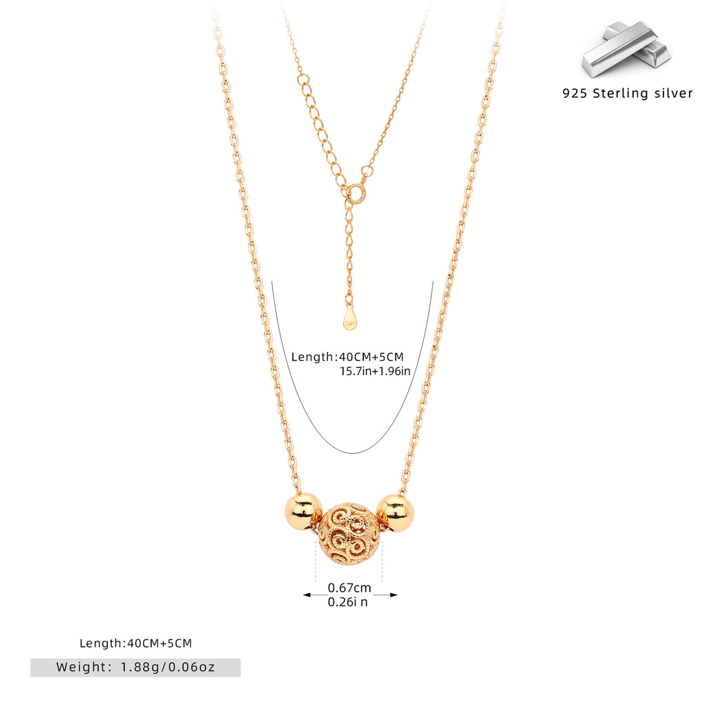 Damen Halskette mit filigranem Anhänger und verstellbarem Kettendesign Shop Nory