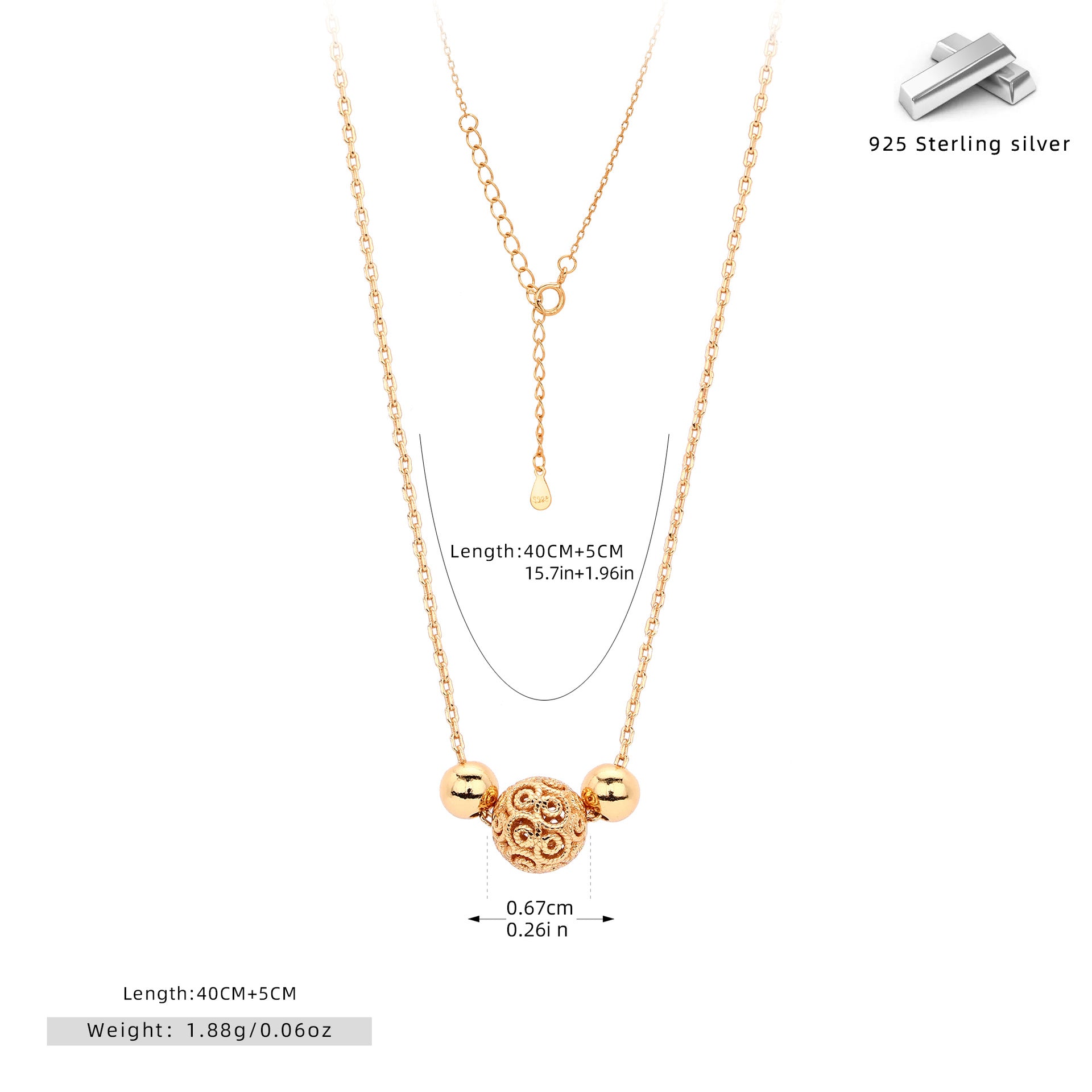 Damen Halskette mit filigranem Anhänger und verstellbarem Kettendesign Shop Nory