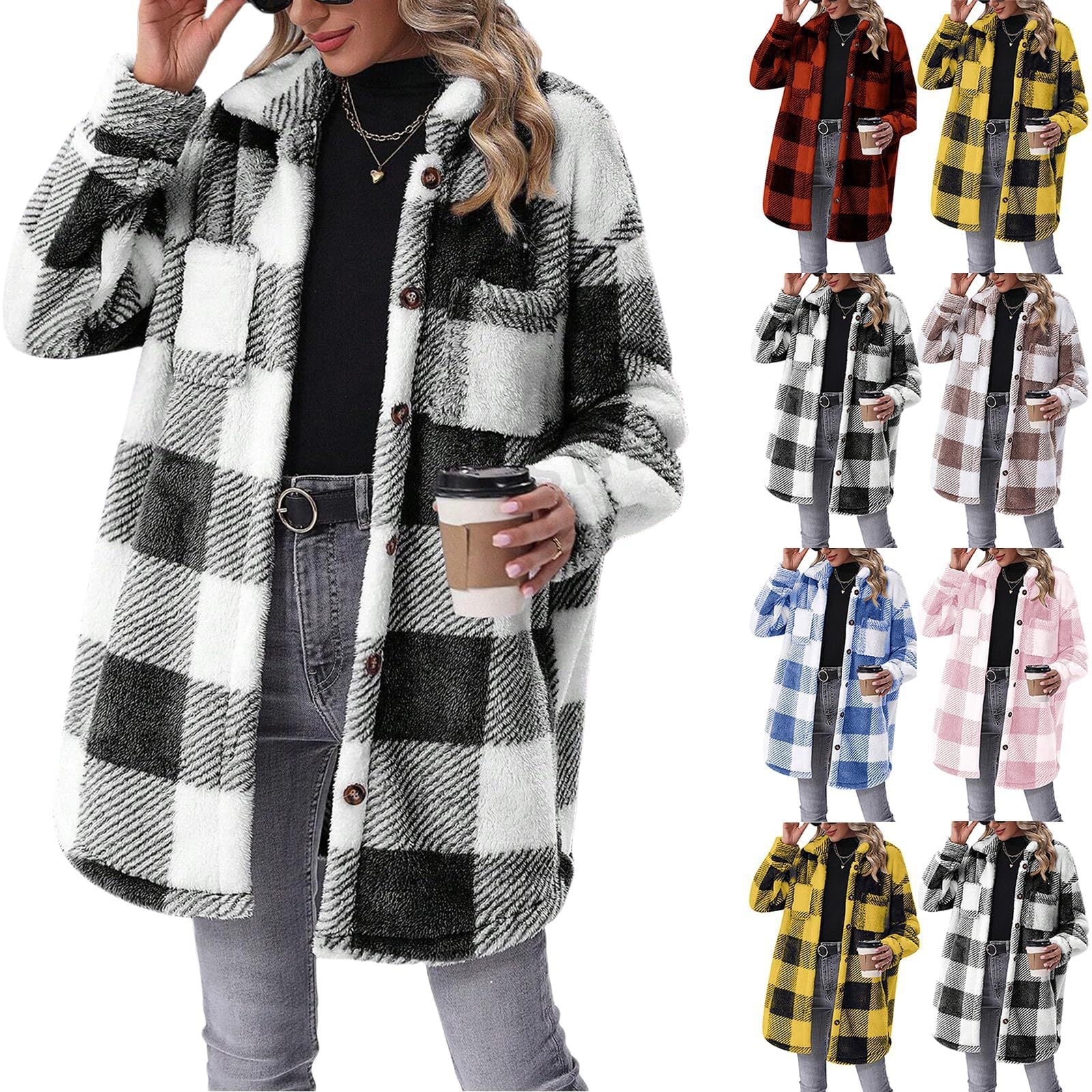 Damen Flanell-Jacke
