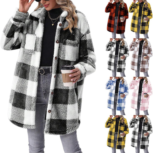 Damen Flanell-Jacke