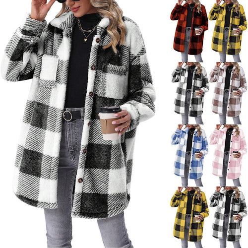 Damen Flanell-Jacke