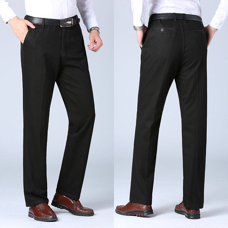 Herren Elegante Anzughose mit schmalem Schnitt und praktischen Taschen