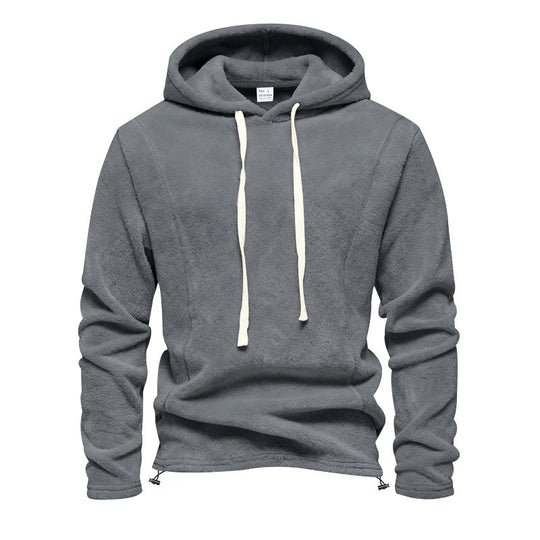 Herren Fleece-Hoodie mit Kapuze und verstellbarem Saum Shop Nory