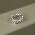 Damen Offener Ring mit elegantem Kettenmuster Shop Nory