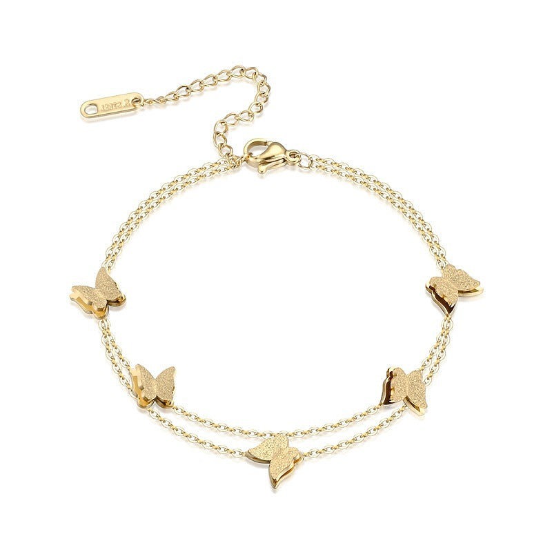 Damen Armreif mit funkelndem Schmetterlingsdesign Shop Nory
