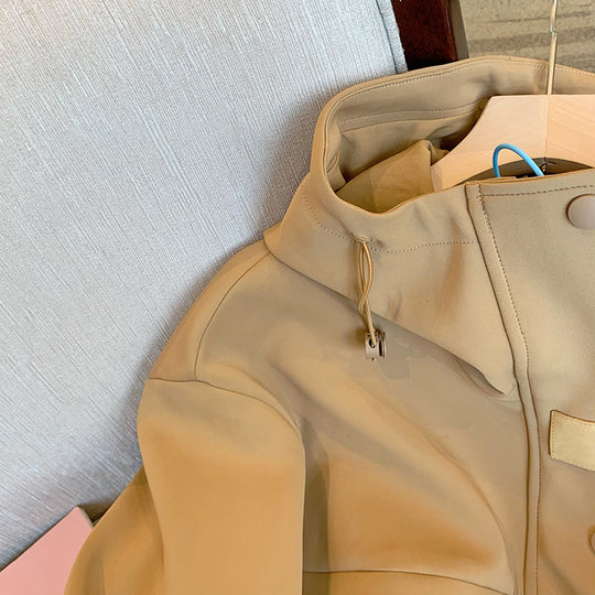 Damen Moderne Übergangsjacke mit hohem Kragen Shop Nory