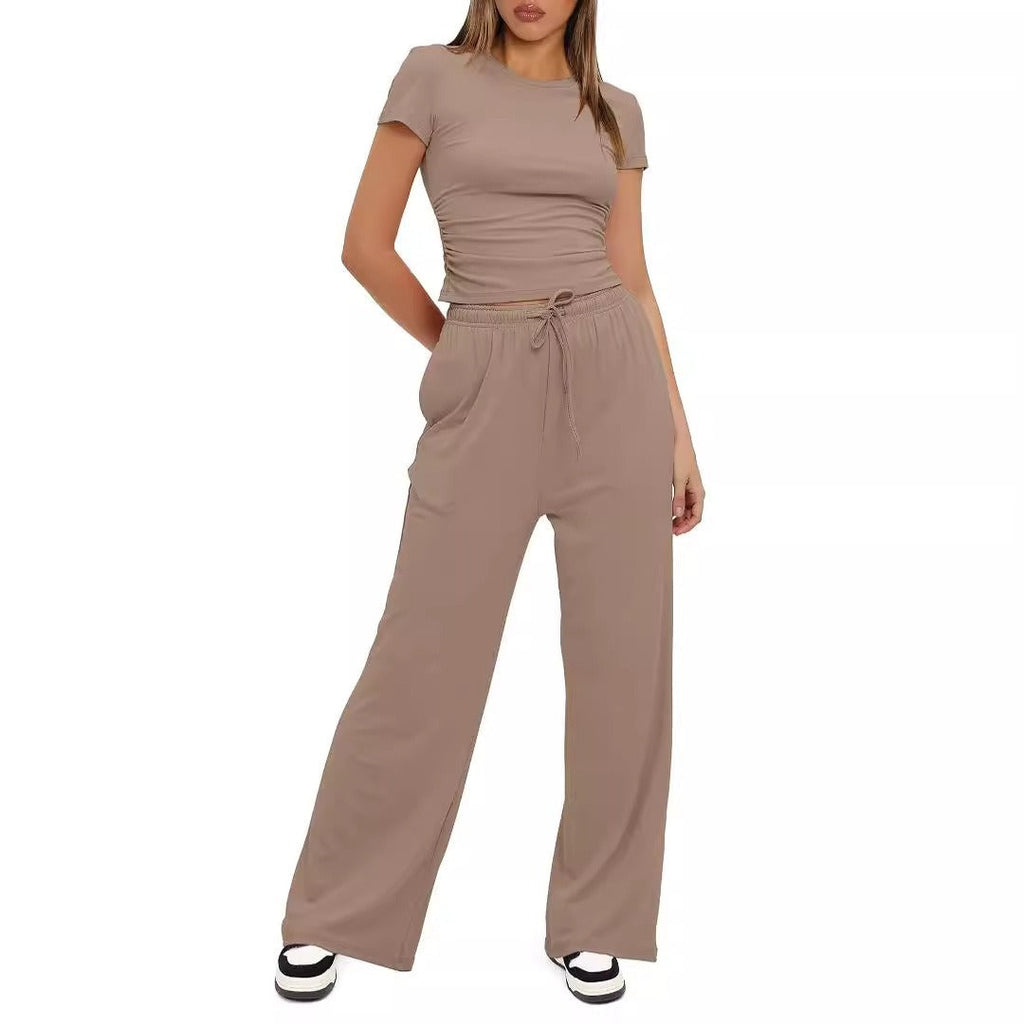 Damen Bequemes Lounge-Outfit mit elastischem Bund und weitem Schnitt