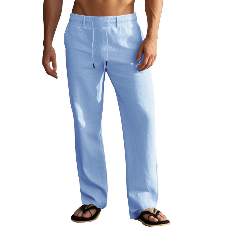 Herren Bequeme Strandhose mit elastischem Bund und praktischen Seitentaschen Shopnory
