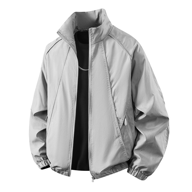Herren Leichte und sportliche Windbreaker-Jacke Shop Nory