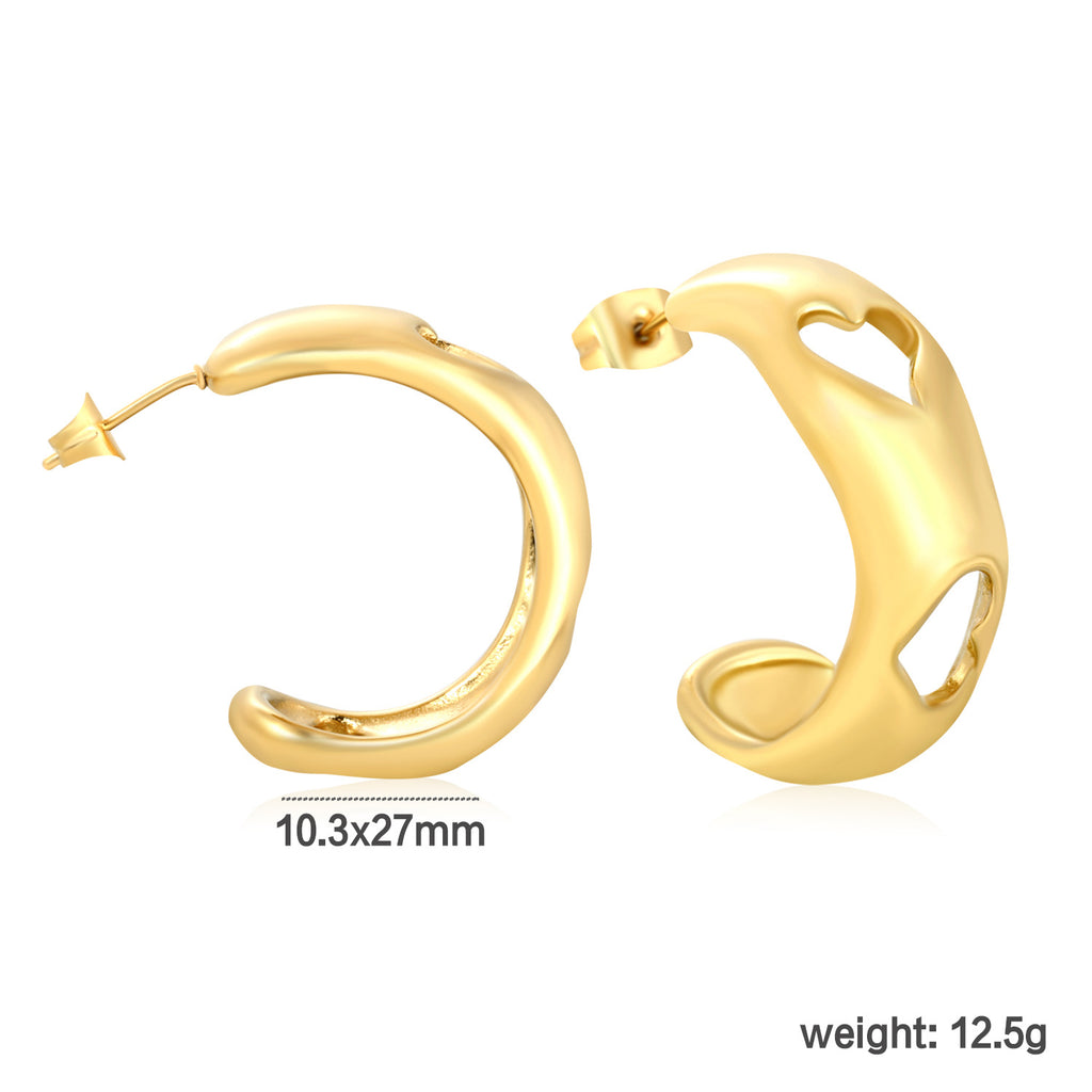 Damen Ohrstecker mit elegantem Sonnenstrahlen-Design und Perlenmittelpunkt Shop Nory