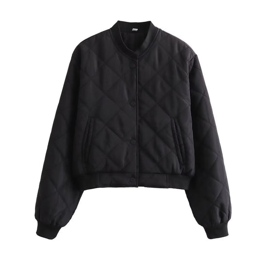 Damen Gemusterte Steppjacke