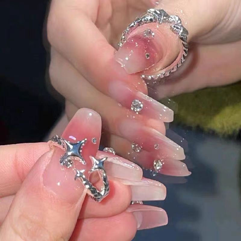 Damen Offener Ring mit verspieltem Sternedesign und filigranem Detail Shop Nory