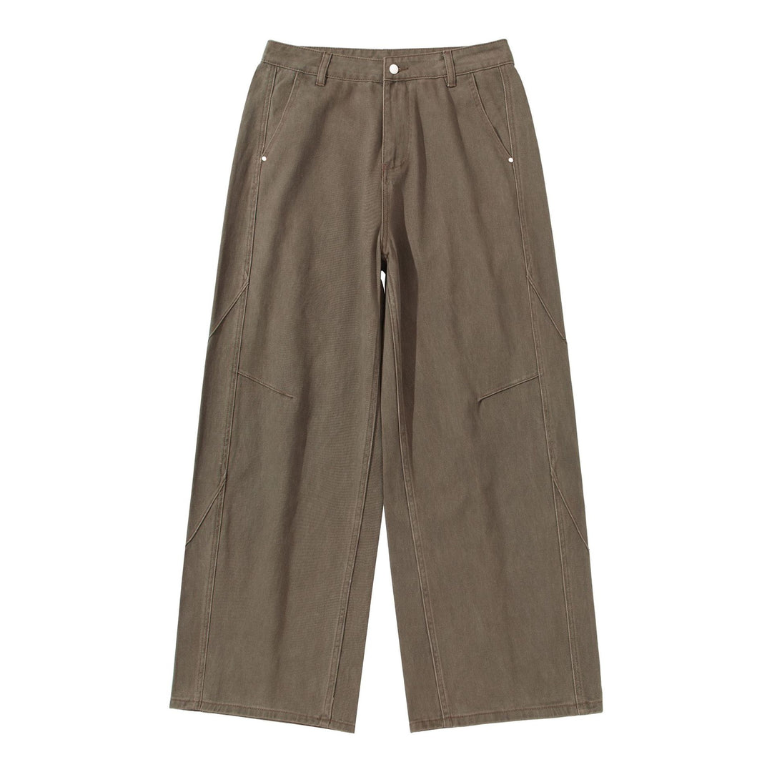 Damen Hochtaillierte Utility-Culotte-Hose mit weitem Bein und aufgesetzten Taschen Shop Nory
