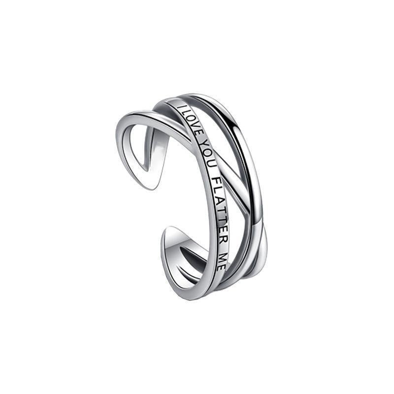 Damen modischer verstellbarer Ring Shop Nory