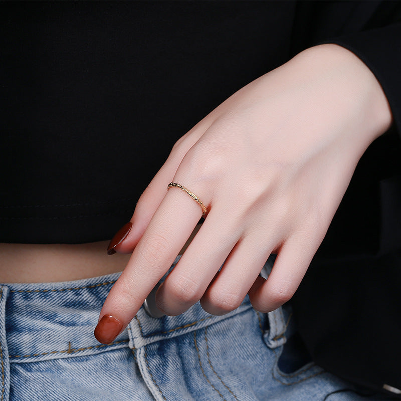 Damen Armreif mit organischem Design Shop Nory